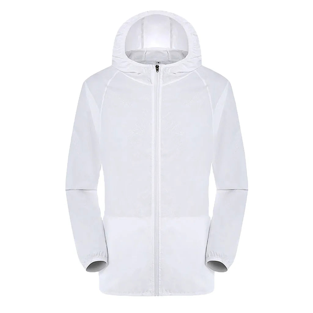 Waterproof Hiking Jacket for Men & Women – Quick Dry Outdoor Hooded Windbreaker
