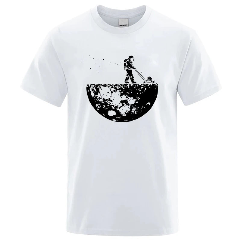 Lunar Cleaner Graphic T Shirt Funny Cotton Blend Tee