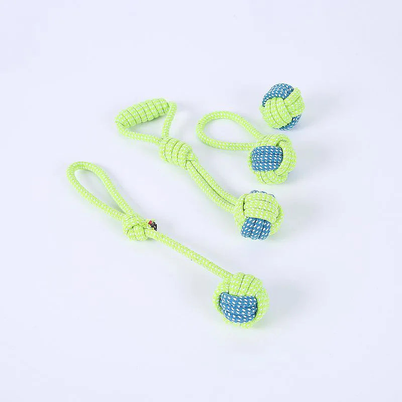 Dog Rope Chew Toy – Interactive Cotton Rope Toy for Dogs