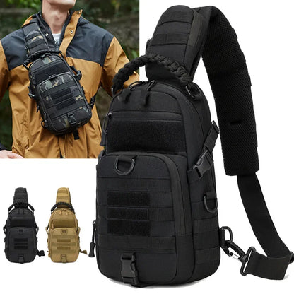 Tactical Chest Bag Men – Outdoor Sling Shoulder Pack for Hiking & Camping