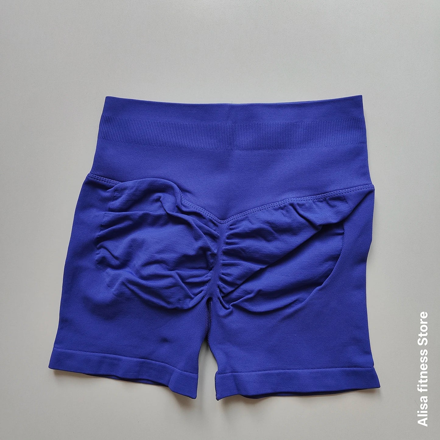 High-Waist Seamless Yoga Shorts – Women's Tummy Control Biker Shorts