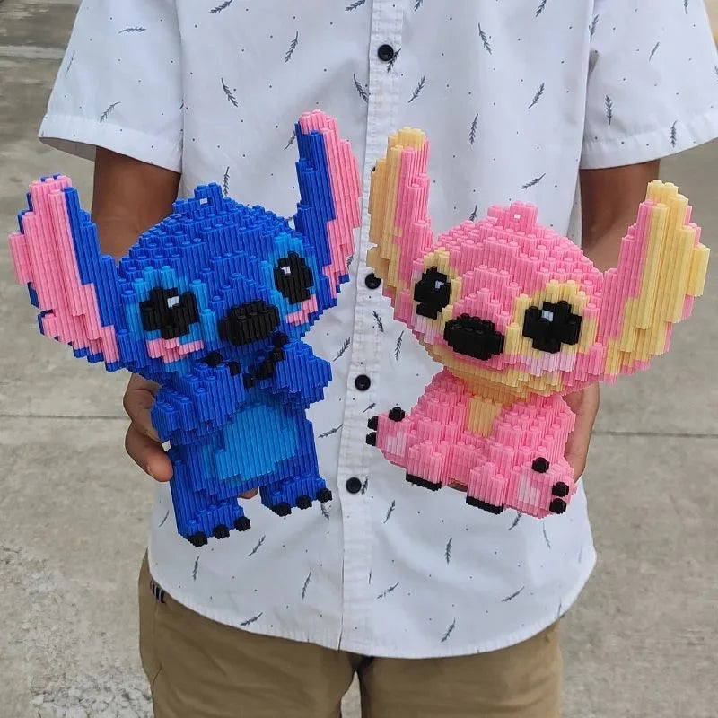Stitch Mini Building Blocks 3D Model – 21cm DIY Brick Assembly Toy
