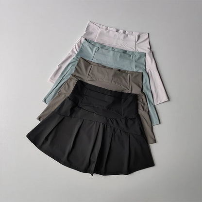 Women's Athletic Pleated Tennis Skirt – Quick Dry Sport Skort