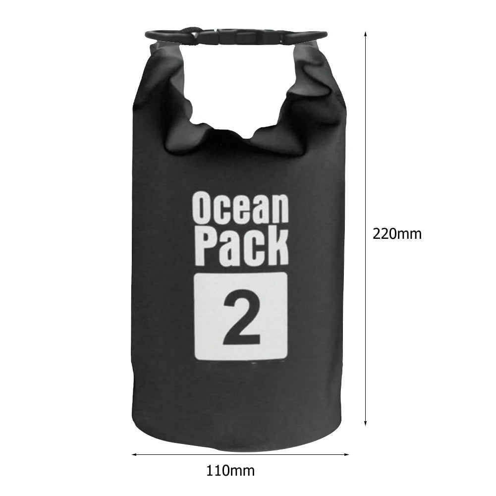 Waterproof Dry Bag – Foldable Roll-Top Pack 2L 3L 5L 10L 15L