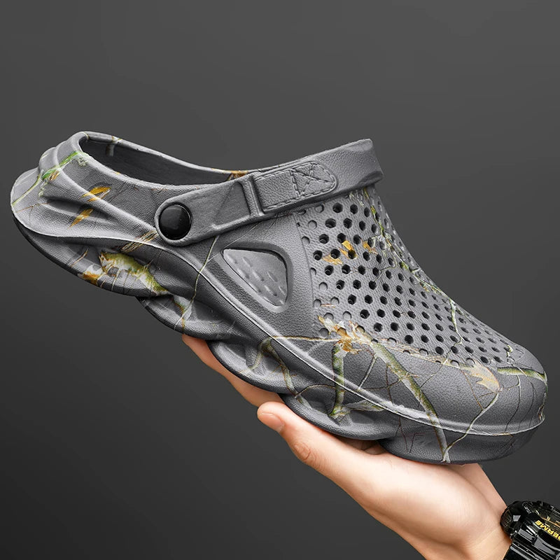EVA Beach Clogs for Men & Women – Breathable Plus Size Sandals