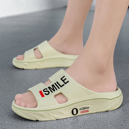 Summer Men S Massage Slippers Indoor Outdoor Sandals Beach Casual Shoes Soft Slides Flip-Flops Women