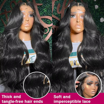 Body Wave HD Lace Wig – 5x5 Glueless, 13x4 & 13x6 Human Hair, 180–250% Density
