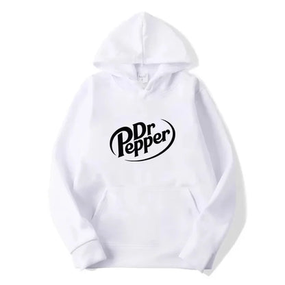 Vintage Soda Graphic Hoodie Casual Fleece Streetwear Pullover