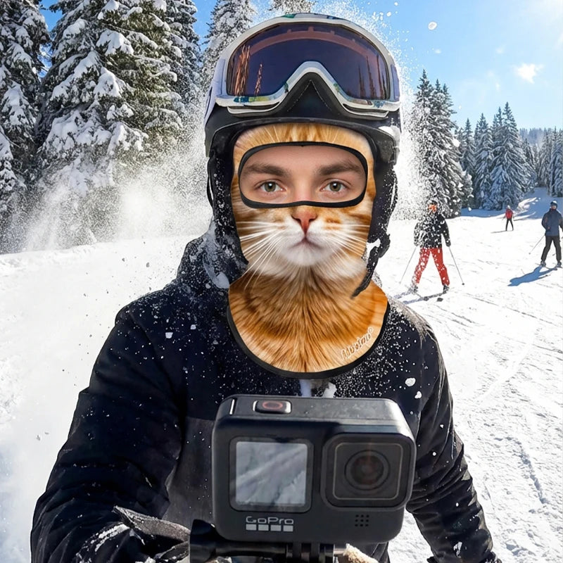Animal Balaclava Face Mask – Windproof Cycling Hood for Men & Women