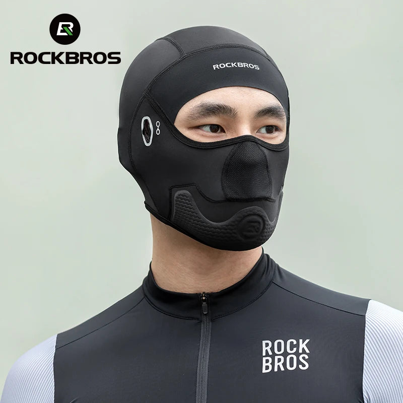 ROCKBROS Cycling Balaclava – Full Face Cover with UV Protection & Ice Silk