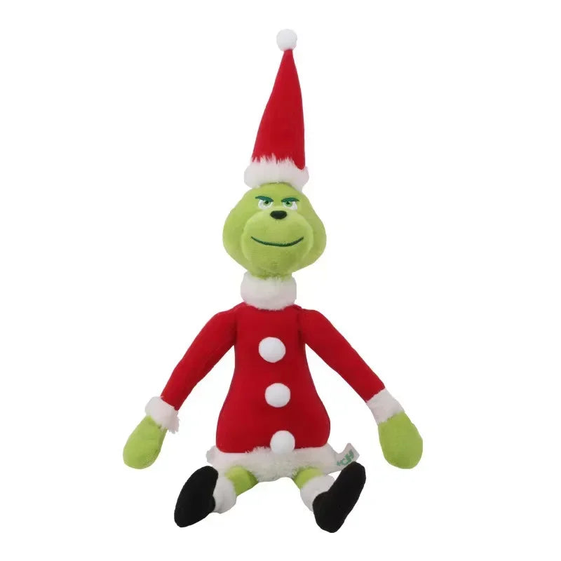 Grinch Plush Doll – 32cm Christmas Stuffed Toy for Kids