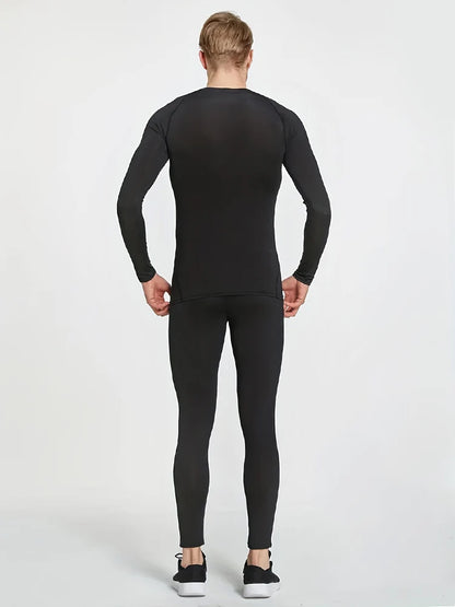 Men's Compression Shirt – Long Sleeve Rashguard for Gym & Sports