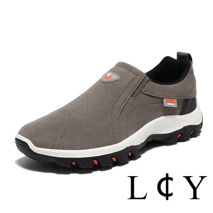 Men's Slip-On Hiking Shoes | Waterproof Anti-Slip Outdoor Sneakers