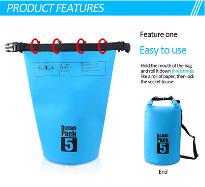 Waterproof Dry Bag PVC Ocean Pack – 2L 5L 10L 20L 30L