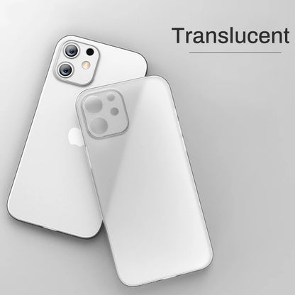 0 2mm Thickness Slim Cover Cases Ultra Thin Matte Phone Pp Case Iphone 11 12 13 14 15 16 17 Air Plus