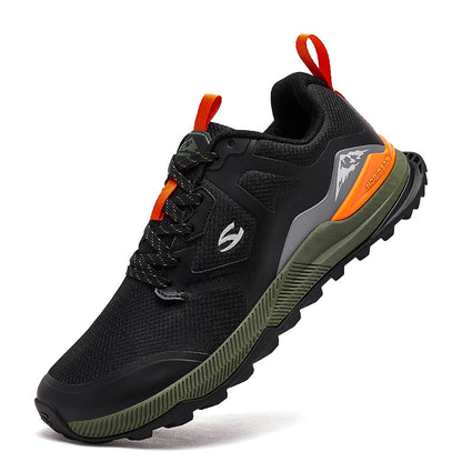 Hobibear Hiking Sneakers – Unisex Lace-Up Trail Walking Shoes