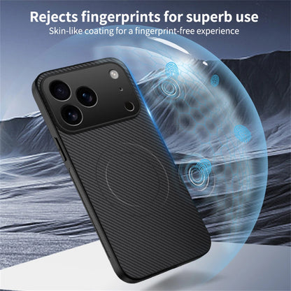 Ultra Thin Carbon Fbier Magnetic Leather Case Iphone 17 Air 16e 16 15 14 13 Pro Max Magsafe