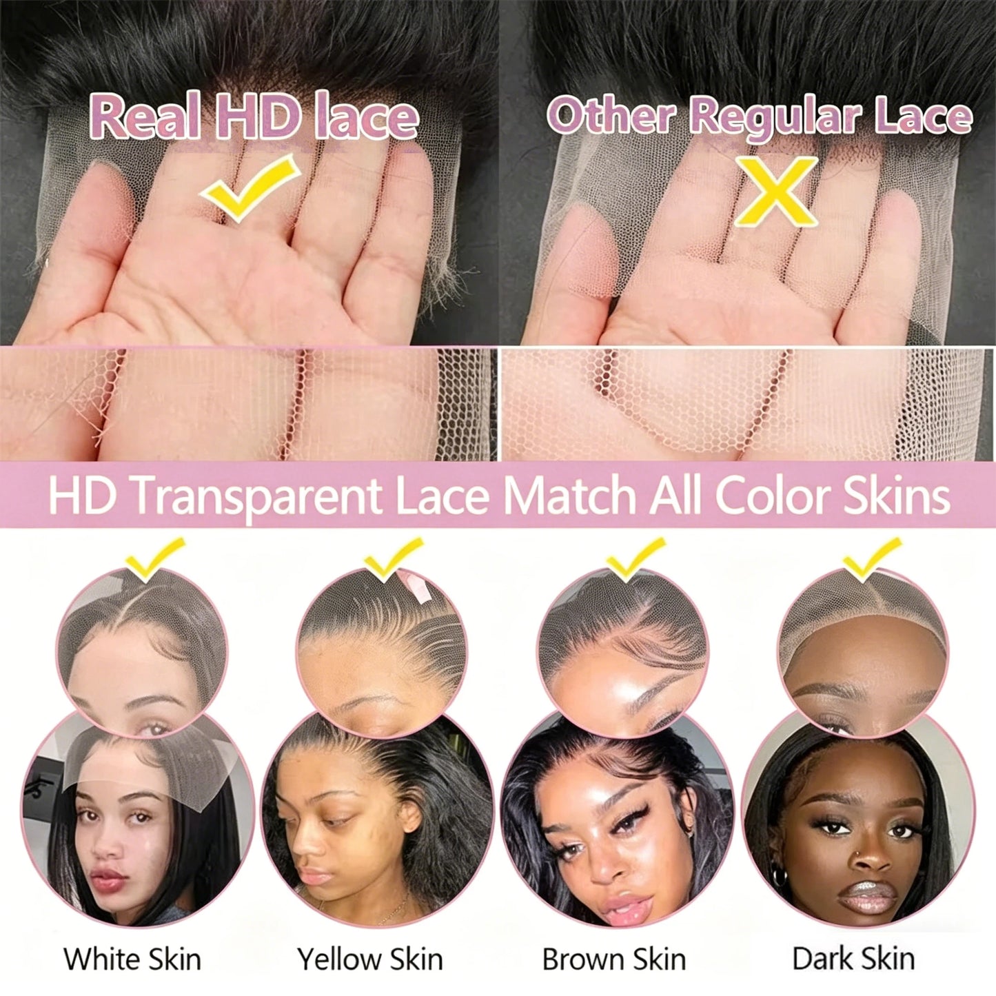 Brazilian Natural Body Wave Virgin Human Hair Wig Hd Lace Frontal Closure 360 13x4 13x6 5x5 180 200