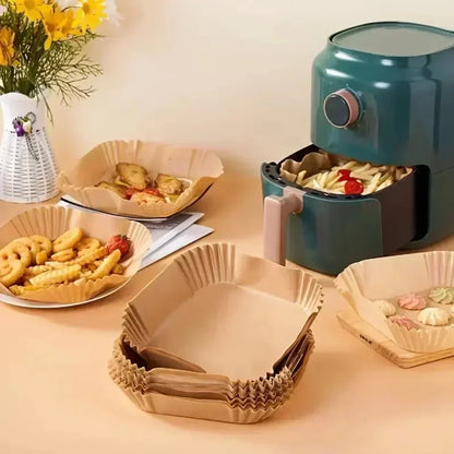 Air Fryer Disposable Paper Liners – Round & Square