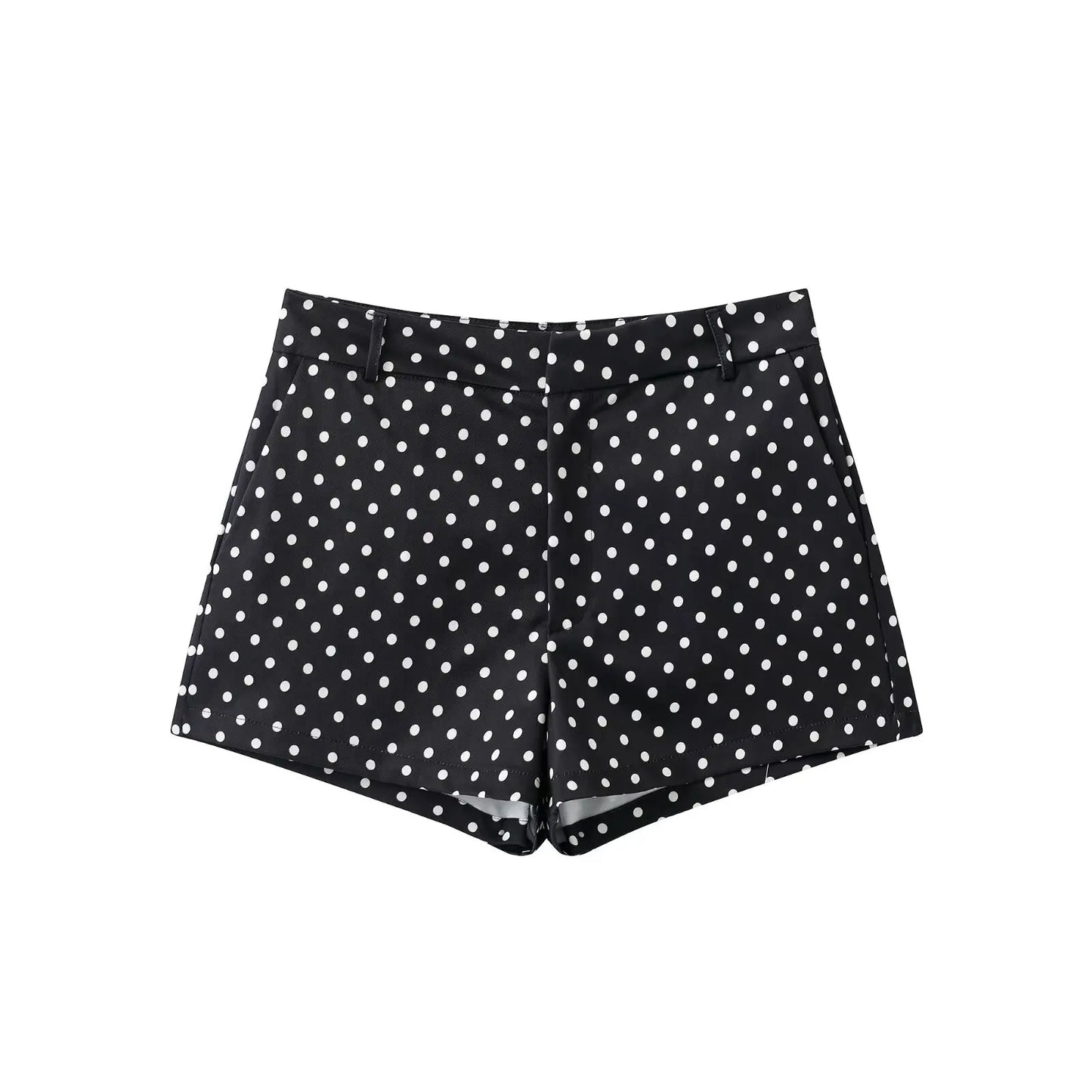 Women's Polka Dot Jacket & Shorts Set