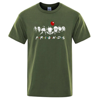 Funny Friends Graphic T Shirt 100% Cotton Casual Tee
