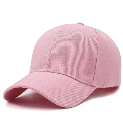 Plain Baseball Cap – Unisex Adjustable Snapback Dad Hat