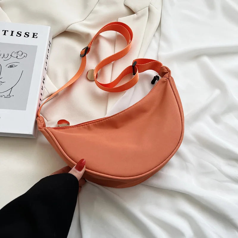Crossbody Shoulder Bag – Casual Lightweight Crescent Messenger Bag