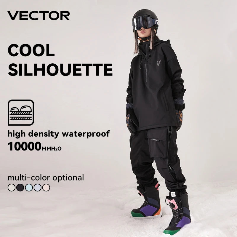 Ski Jacket & Pants Set – Waterproof Windproof Winter Ski Suit for Men & Women