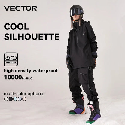 Ski Jacket & Pants Set – Waterproof Windproof Winter Ski Suit for Men & Women