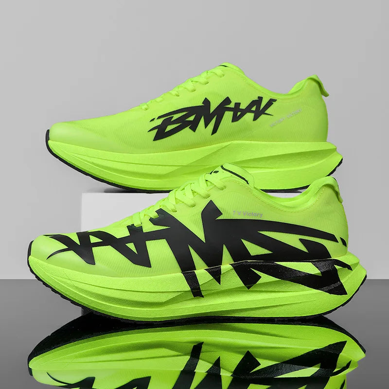 Men's Cushioned Running Sneakers Breathable Mesh Trainer
