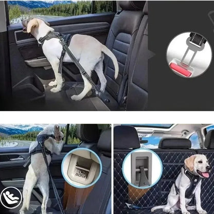 Pet Seat Belt Adapter with Metal Clip – Car & Truck Compatible