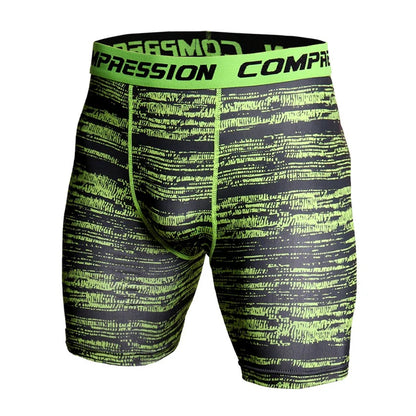 Men's Camo Compression Shorts – 3D Print Gym Workout Tights