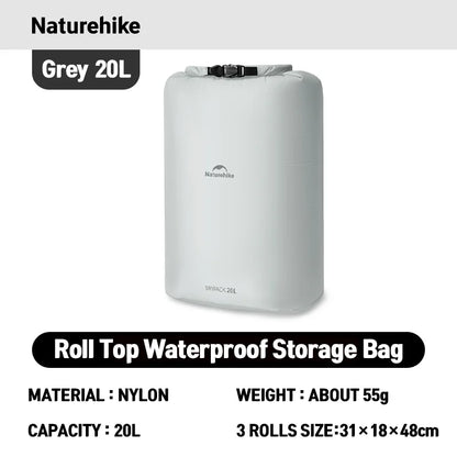 Naturehike Waterproof Dry Bag – Lightweight Roll Top Storage Sack