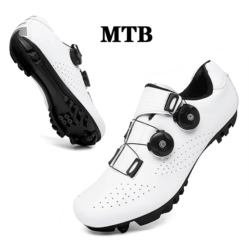 MTB Cycling Shoes – Men's Mountain Bike Sneakers with Dual Dial Closure