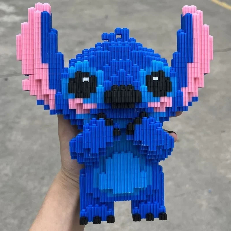 Stitch Mini Building Blocks 3D Model – 21cm DIY Brick Assembly Toy