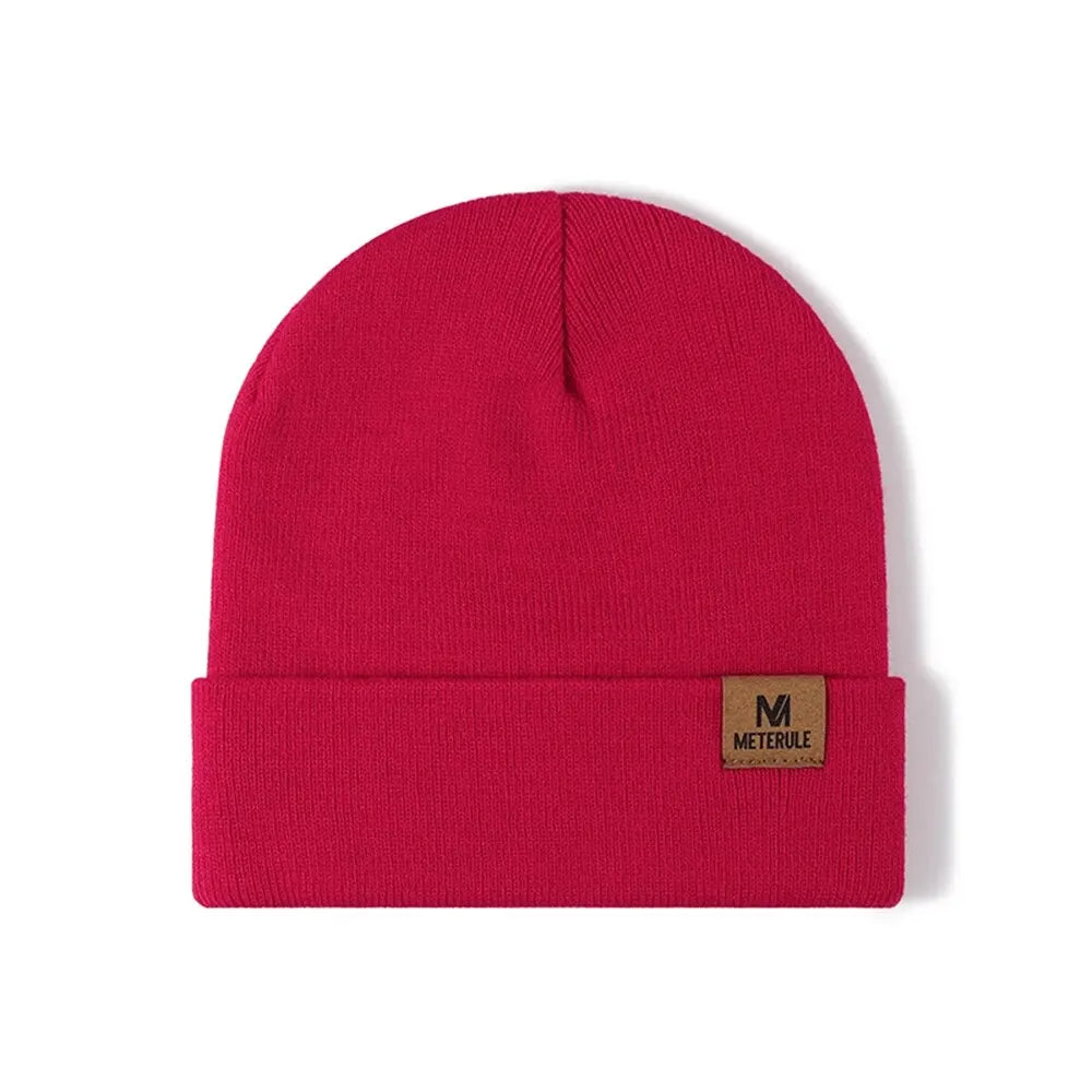 Winter Knit Cuffed Beanie – Warm Unisex Ski Hat