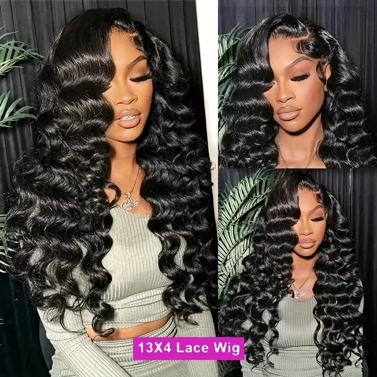 Deep Wave Lace Front Wig - HD Lace Human Hair Curly Wig