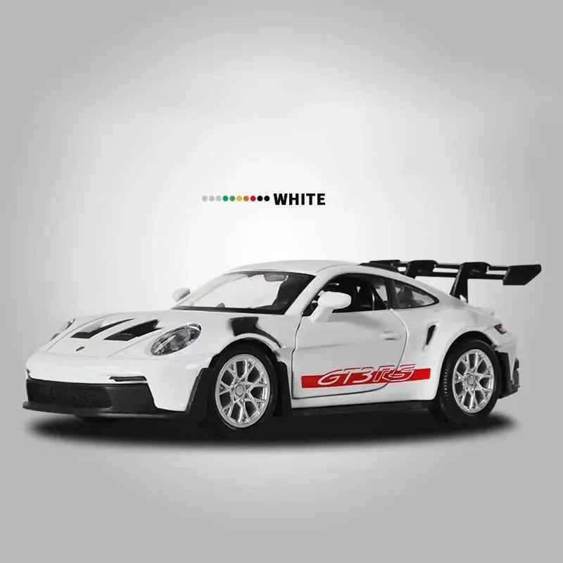 Porsche 911 GT3 RS Diecast Model Car – 1:36 Scale Metal Toy