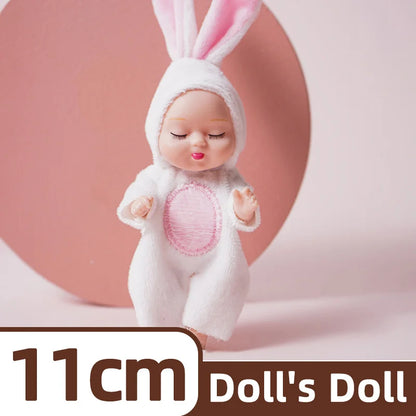 Mini Reborn Baby Dolls in Animal Costumes – Cute Collectible Set