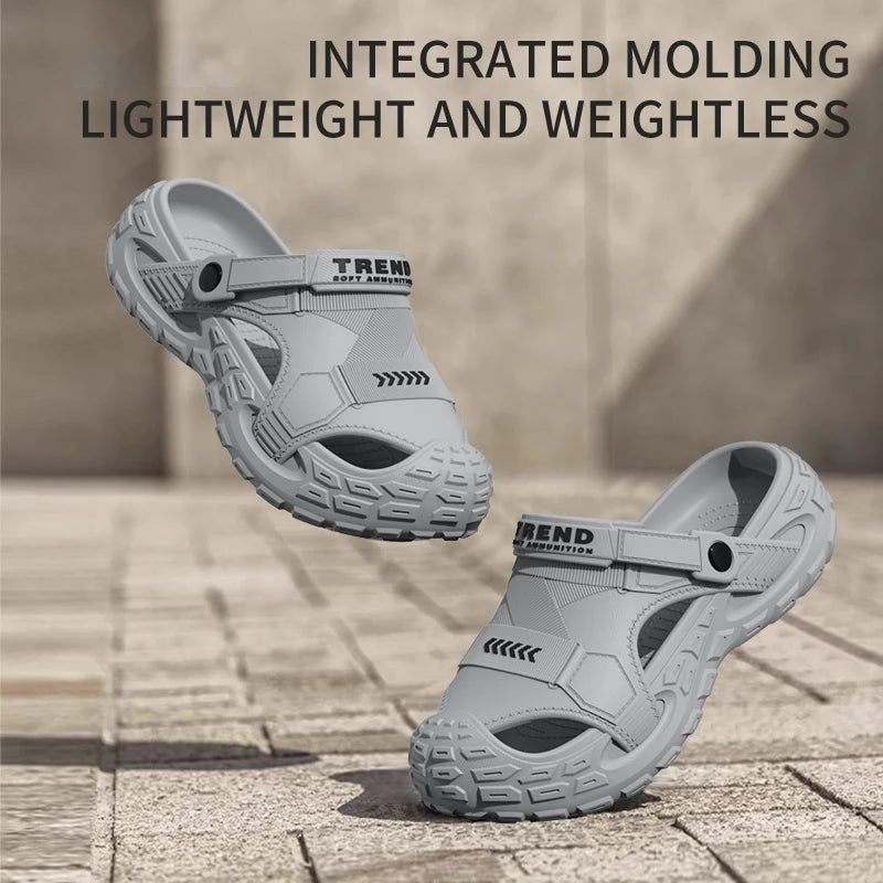 Eva Sandals Men Summer Thick Soft Soled Outdoor Wear - Soft Thick