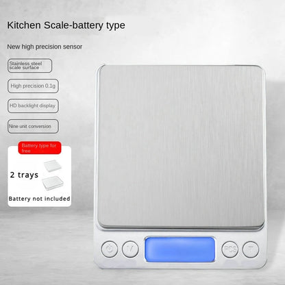 Digital Kitchen Scale – Precision 0.1g Stainless Steel