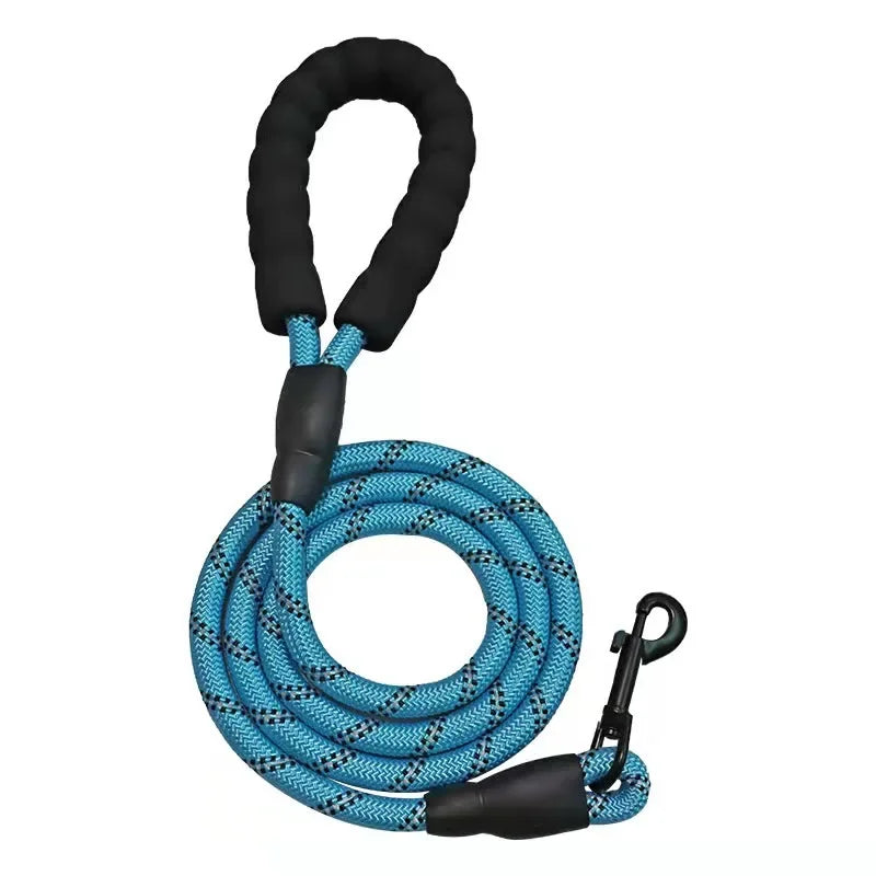 Reflective Dog Leash with Padded Handle – Heavy Duty Rope