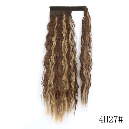 Wrap Around Ponytail Extension – Long Straight Synthetic Clip-In