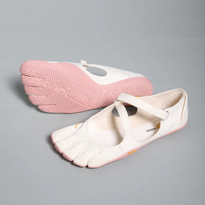 Five Toe Barefoot Shoes Women Minimalist Flats with Ankle Strap