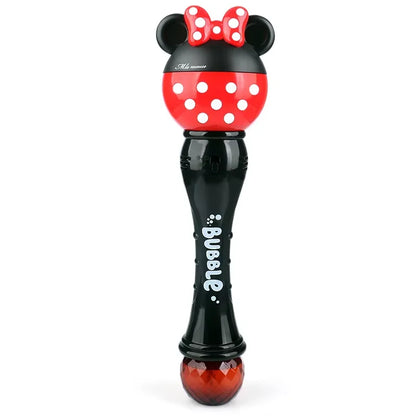 Mickey & Minnie Mouse Electric Bubble Wand Toy – Kids Outdoor Gift