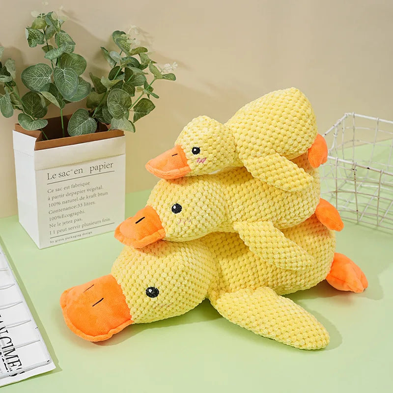 Plush Squeaky Dog Toy – Bite-Resistant Animal Chew Toy for Dogs