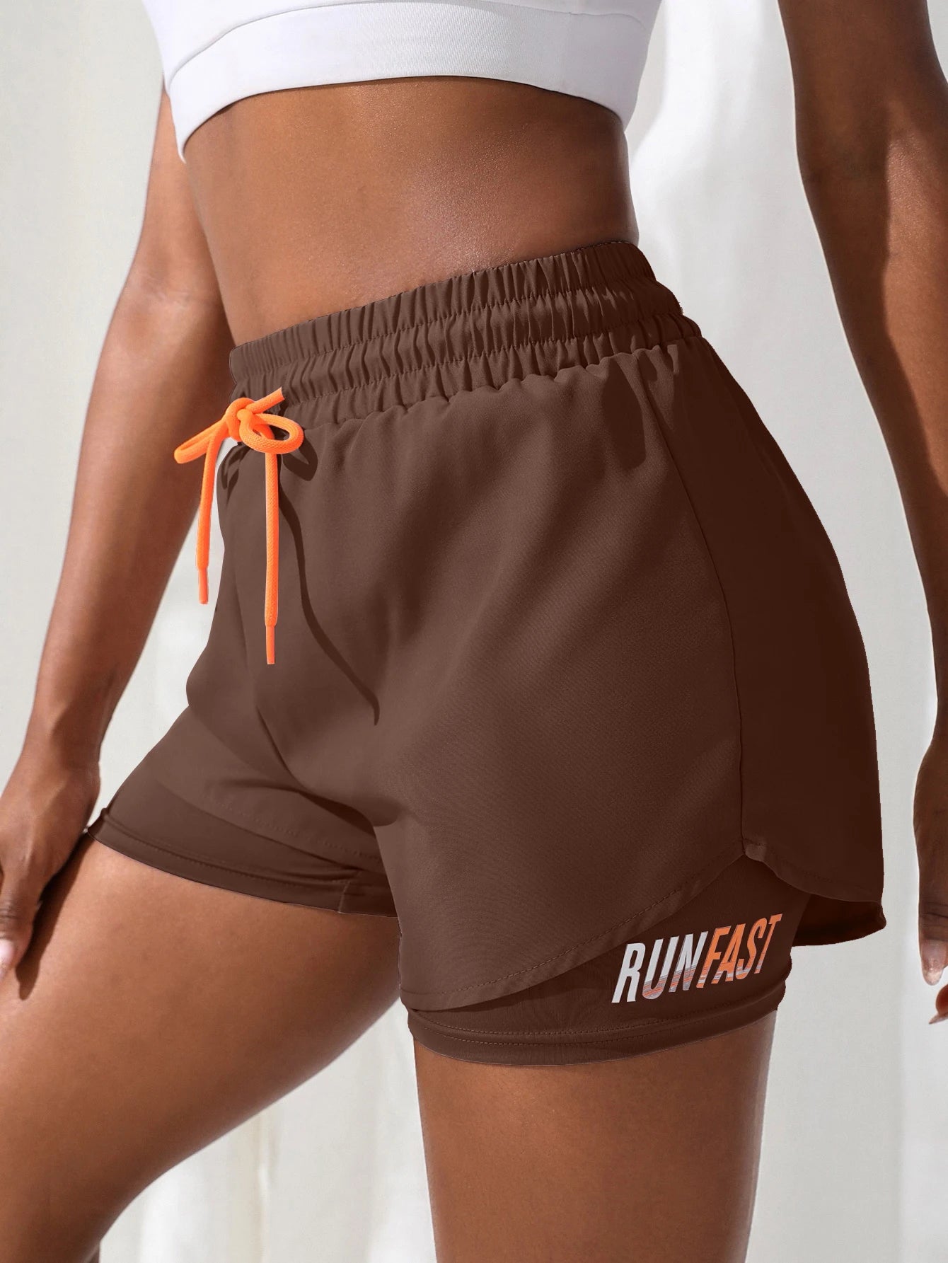 Women's 2-in-1 Running Shorts – High Waist Yoga Workout Shorts