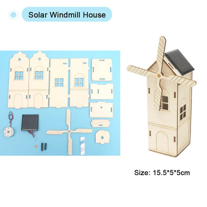 DIY STEM Science Experiment Kit for Kids – Handmade Assembly Model Toy (32 Designs)