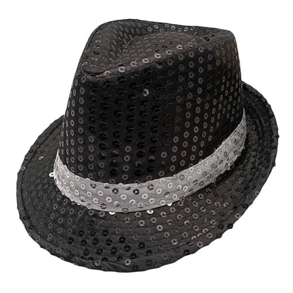 Sequin Jazz Fedora Hat – Party, Dance & Cosplay