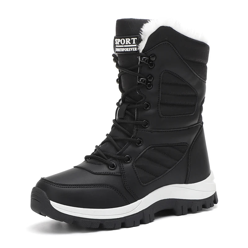 Women's Snow Boots – Waterproof High-Top Winter Ankle Boots